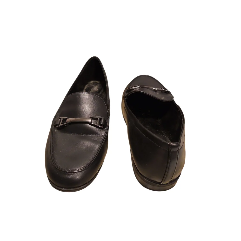 Bandolino Black Low Heel Slip-On Loafers - Picture 3 of 6